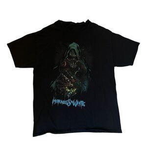 Motionless In White Band Tee Black Grim Reaper T Shirt See Measurements